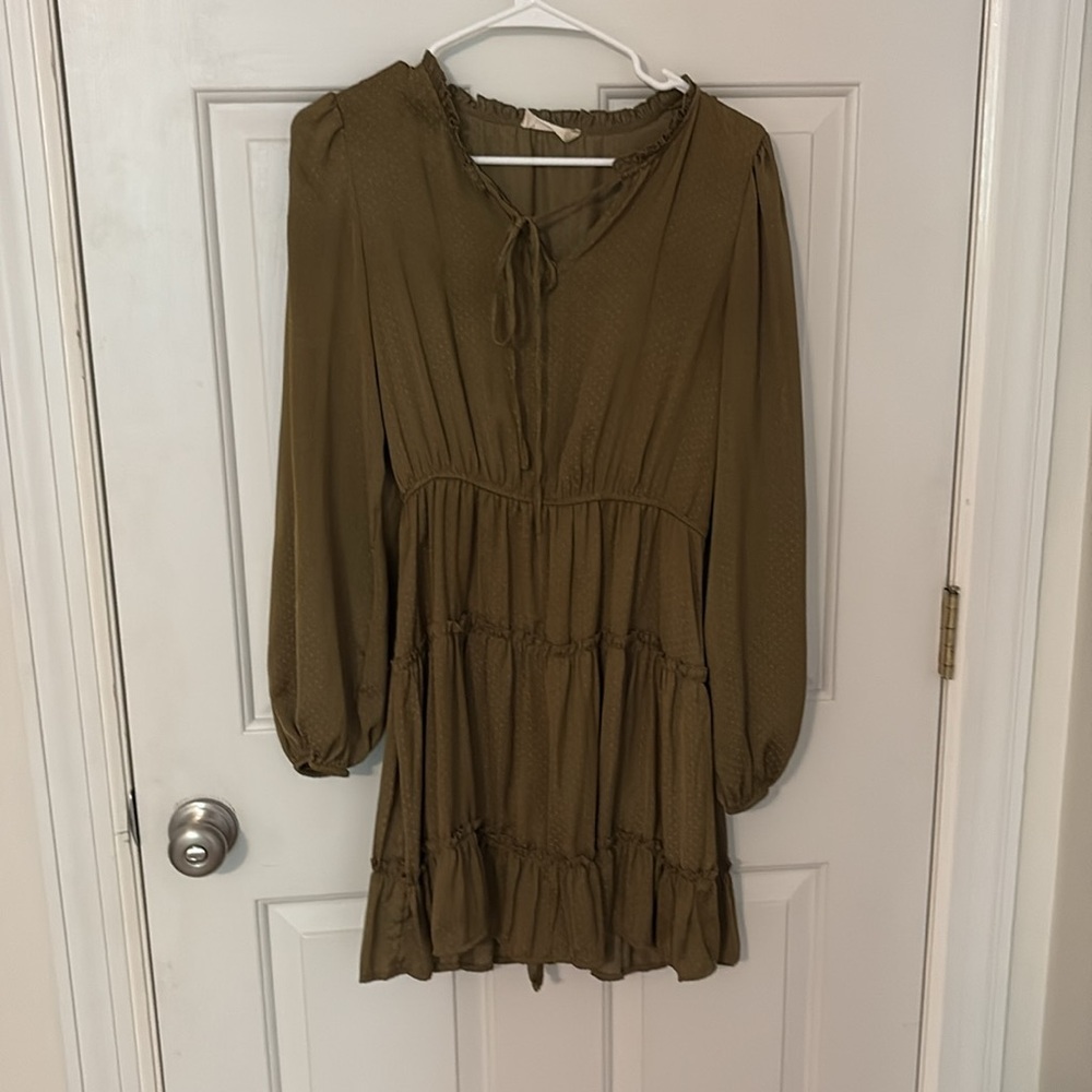 Altard State Green long sleeve dress